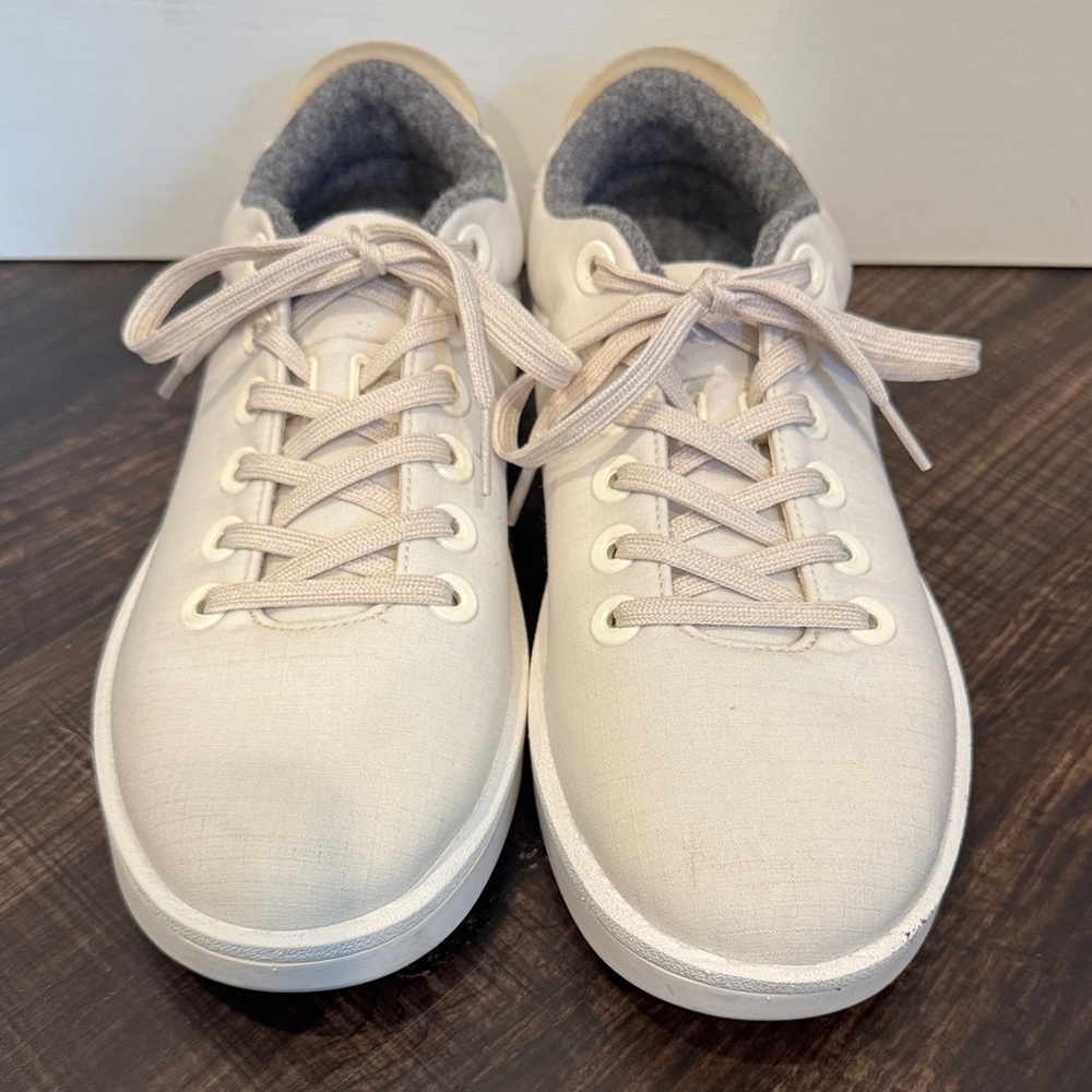 Allbirds Women's Cream and Gray Sneakers